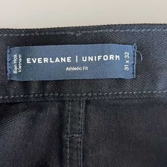 NWT Everlane The Athletic 4-Way Stretch Organic Jean Uniform in Black Size 31x32 - Picture 6 of 14